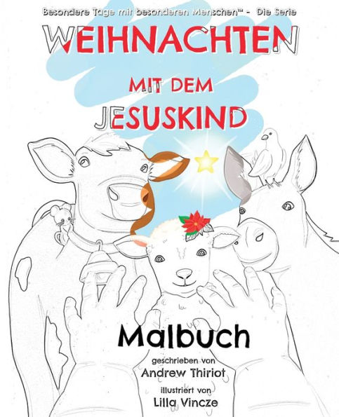 Weihnachten mit dem Jesuskind: Malbuch