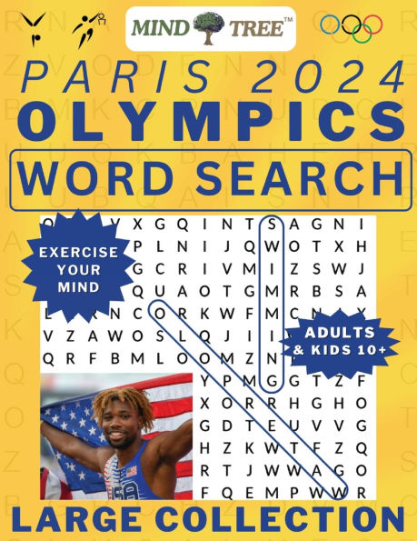 Paris 2024 Olympics Word Search: Hard Word Search For Adults and Kids 10+, Great Wordsearch Books to Exercise Your Mind - Everyone Can Learn Something New!