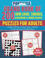 Pantheria Grand Book of 200 Grid Logic, Sudoku, Codeword, & Word Search Puzzles for Adults: A Mega-Collection of Grid Logic, Sudoku, Codewords and Wordsearches!