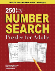 Title: 250 Number Search Puzzles for Adults, Author: Nola Lee Kelsey