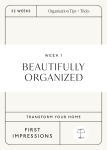 Alternative view 2 of Beautifully Organized In 52 Weeks: A Home Organization Card Deck