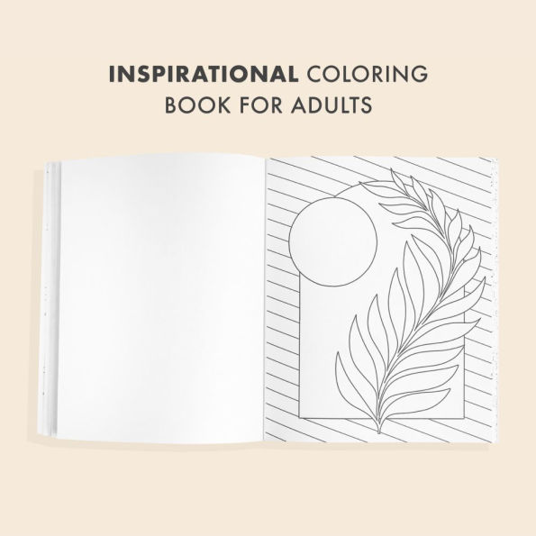 Good Things Grow Here: An Adult Coloring Book with Inspirational Quotes and Removable Wall Art Prints