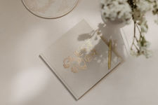 Alternative view 3 of Wedding Guest Book: An Heirloom-Quality Guest Book with Foil Accents and Hand-Drawn Illustrations