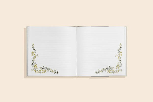 Wedding Guest Book: An Heirloom-Quality Guest Book with Foil Accents and Hand-Drawn Illustrations