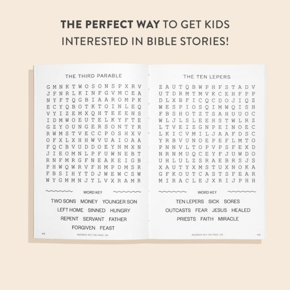 Bible Word Search for Kids: A Modern Bible-Themed Word Search Activity Book to Strengthen Your Child's Faith