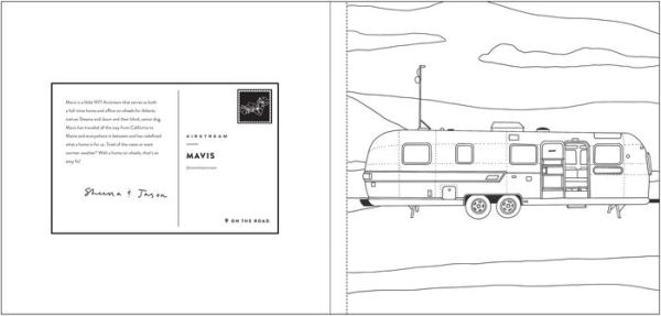 Coolest Homes Ever (Mini): An Adult Coloring Book of Tiny Homes, Airstreams, A-Frames, and Other Unique Houses