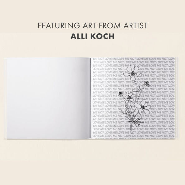 Love in Bloom: An Adult Coloring Book Featuring Romantic Floral Patterns and Frameable Wall Art
