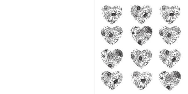 Love in Bloom: An Adult Coloring Book Featuring Romantic Floral Patterns and Frameable Wall Art