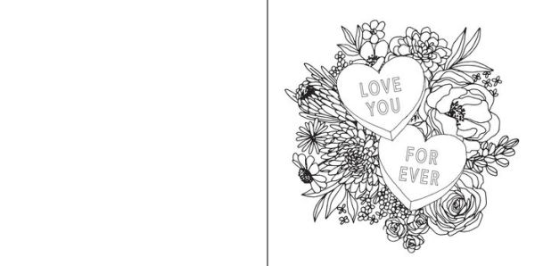 Love in Bloom: An Adult Coloring Book Featuring Romantic Floral Patterns and Frameable Wall Art