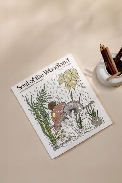 Soul of the Woodland: A Stress Relieving Adult Coloring Book