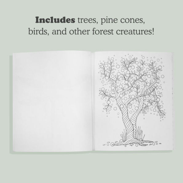 Soul of the Woodland: A Stress Relieving Adult Coloring Book