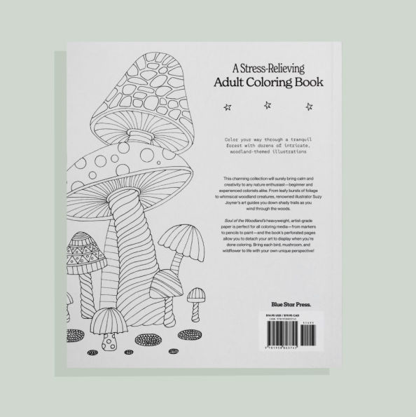 Soul of the Woodland: A Stress Relieving Adult Coloring Book