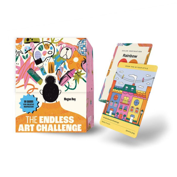Endless Art Challenge Card Deck, The: 90 Creativity Prompt Cards (Overall 25,000 Combinations!) for Never-Ending Art Inspiration (Gift for Creatives)
