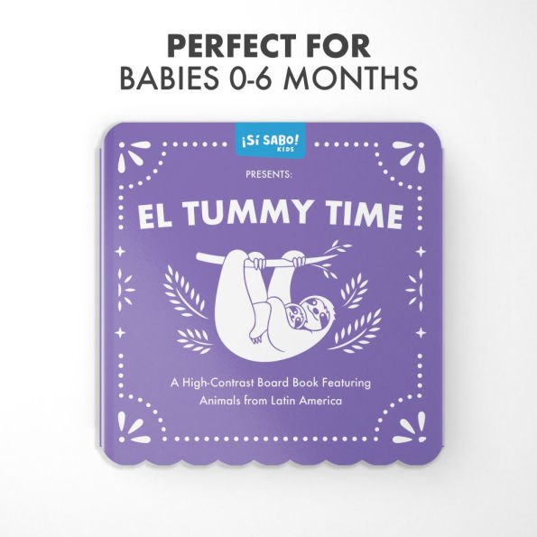 El Tummy Time: A High-Contrast Board Book Featuring Animals from Latin America