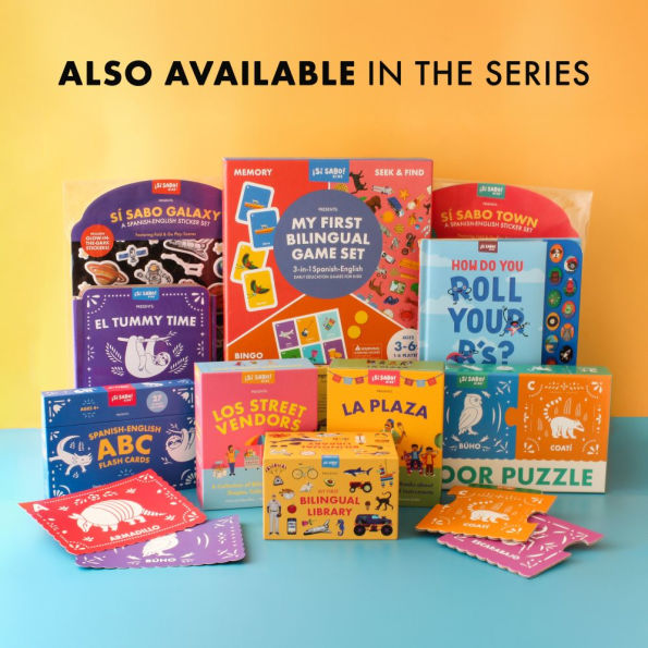 My First Bilingual Library: A Spanish-English Vocabulary Board Book Set of Colors, Numbers, Animals, ABCs, a nd More