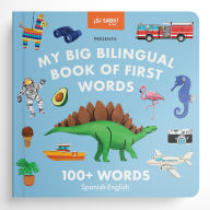 Title: My Big Bilingual Book of First Words: 100+ English-Spanish Words for Animals, Foods, Vehicles, Planets, and More!, Author: Mike Alfaro