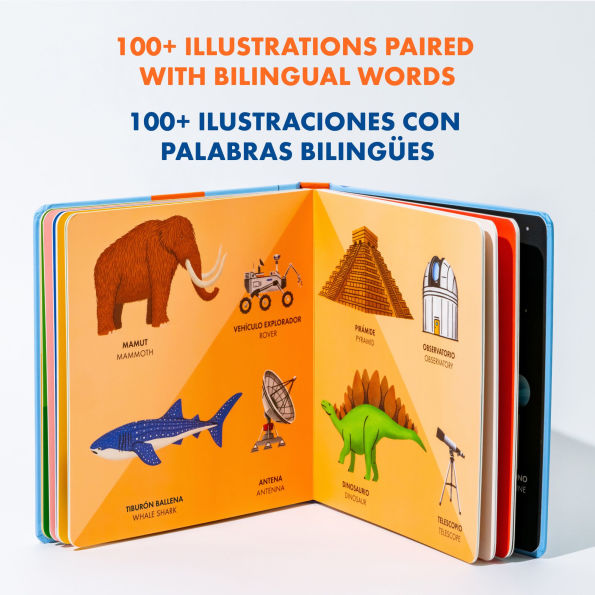 My Big Bilingual Book of First Words: 100+ English-Spanish Words for Animals, Foods, Vehicles, Planets, and More!