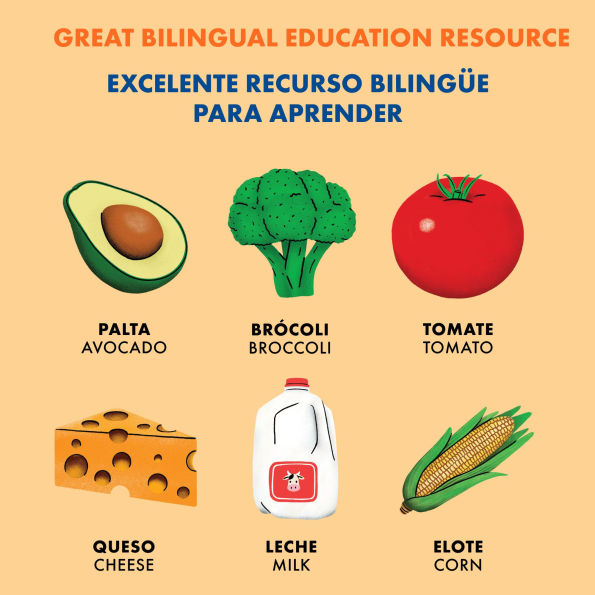 My Big Bilingual Book of First Words: 100+ English-Spanish Words for Animals, Foods, Vehicles, Planets, and More!