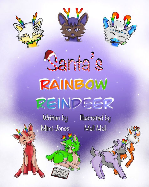 Santa's Rainbow Reindeer
