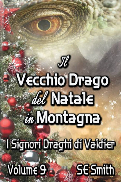 Il vecchio drago del Natale montagna