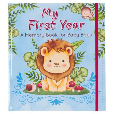 With Love My First Year a Memory Book for Baby Boys Blue Keepsake Photo Book