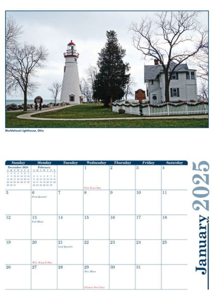 2025 Explore Ohio calendar