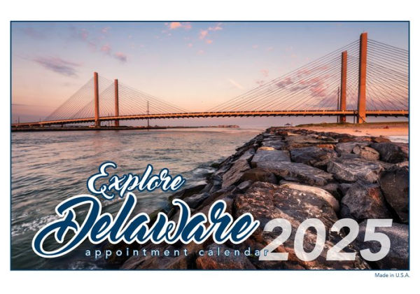 2025 Explore Delaware calendar