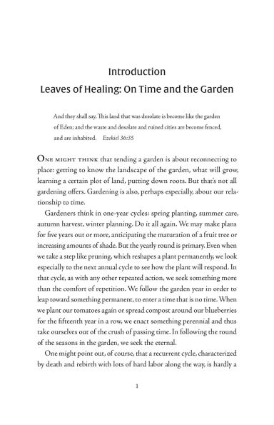 Leaves of Healing: A Year in the Garden