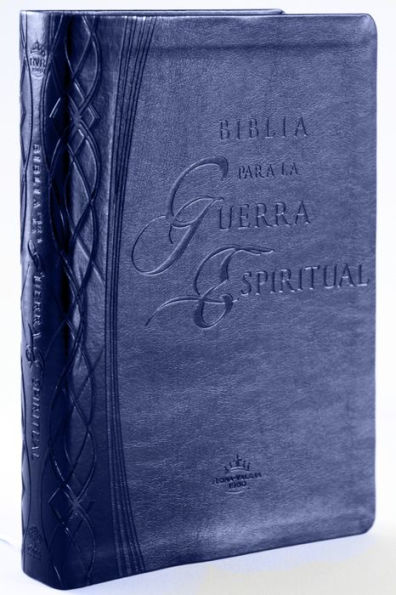 RVR 1960 Biblia para la guerra espiritual azul / Spiritual Warfare Bible, Blue I mitation Leather