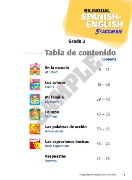 Bilingual Spanish-English Success: Grade 2