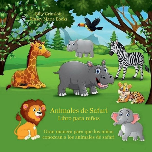 Libro infantil animado de animales de Safari: Gran manera para que las niñas conozcan a los animales de safari