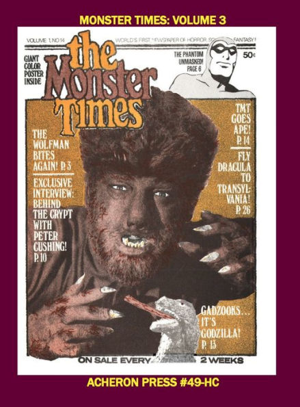 Monster Times Volume 3 B&W Hardcover