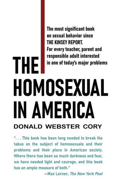 The Homosexual in America: A Subjective Approach