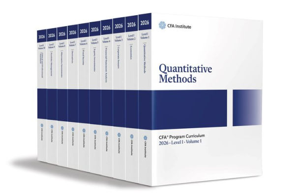2026 CFA Program Curriculum Level I Box Set by CFA Institute