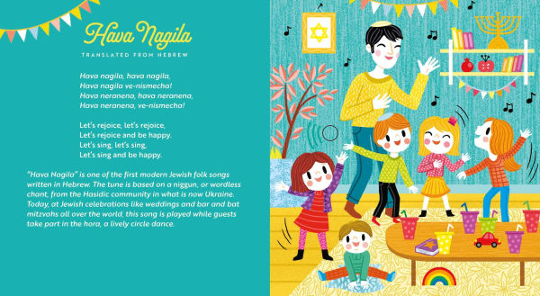 Jewish Songs From Around the World: A Musical Board Book for Babies and Toddlers