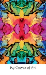 Title: My Canvas of Art - 6x9 - Bright Burst: Your Personal Art Book, Author: Gwen Smuda