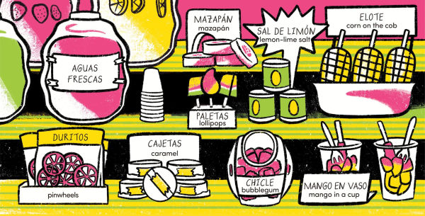 Dulces y Antojitos: A High Contrast Bilingual Board Book