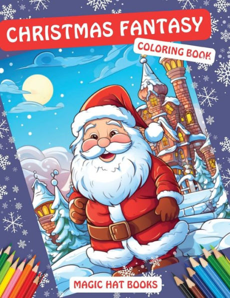 Christmas Fantasy Coloring Book