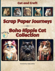 Title: Scrap Paper Journeys - Boho Hippie Cat Collection Cut and Craft, Author: Judy Collins