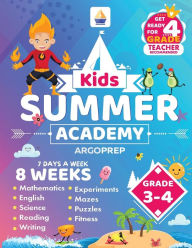 Title: Kids Summer Academy by ArgoPrep - Grades 3-4: 8 Weeks of Math, Reading, Science, Logic, and Fitness Online Access Included Prevent Summer Learning Loss, Author: Argoprep