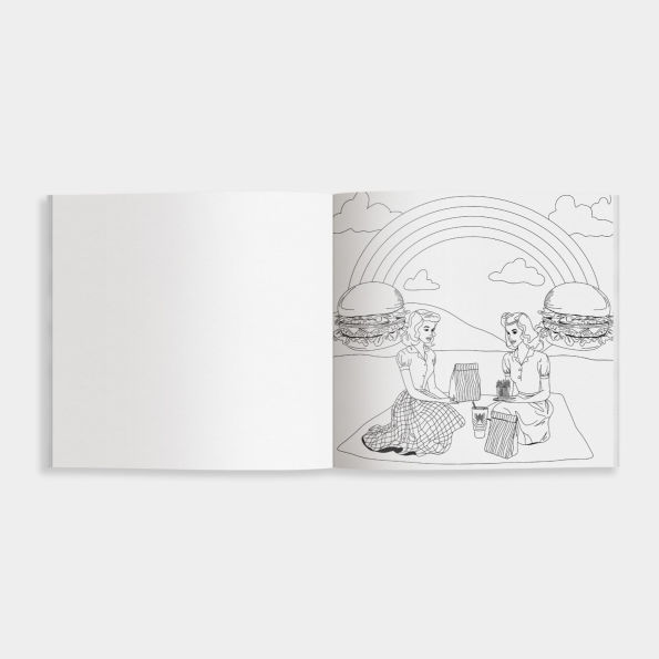 WhataWorld: A Whataburger Adult Coloring Book Featuring Frameable Wall Art