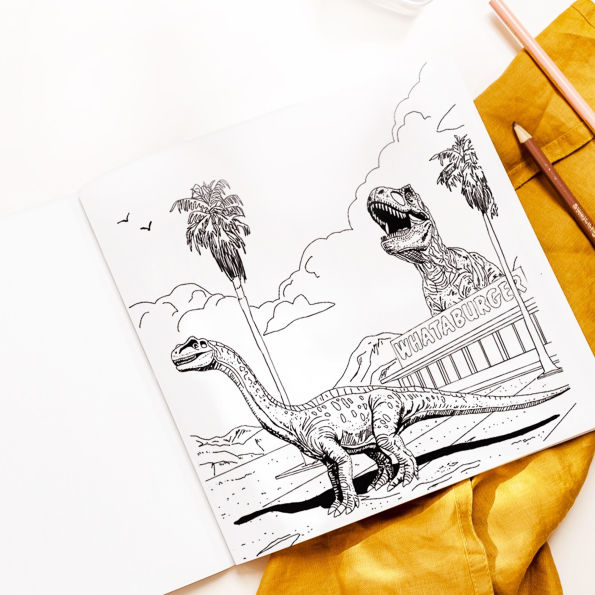 WhataWorld: A Whataburger Adult Coloring Book Featuring Frameable Wall Art