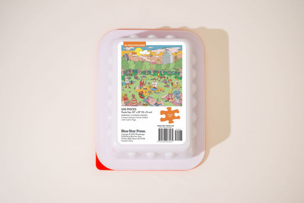 Whataburger Fancy Ketchup Puzzle: 500-Piece Puzzle in a Large Collectible Whataburger Dipping Sauce Container
