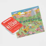 Alternative view 2 of Whataburger Fancy Ketchup Puzzle: 500-Piece Puzzle in a Large Collectible Whataburger Dipping Sauce Container
