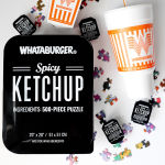 Alternative view 4 of Whataburger Spicy Ketchup Puzzle: 500-Piece Puzzle in a Large Collectible Whataburger Dipping Sauce Container