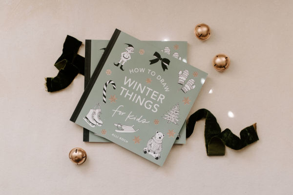 Winter Things: How to Draw Books for Kids with Christmas Trees, Elves, Wreaths, Gifts, and Santa Claus