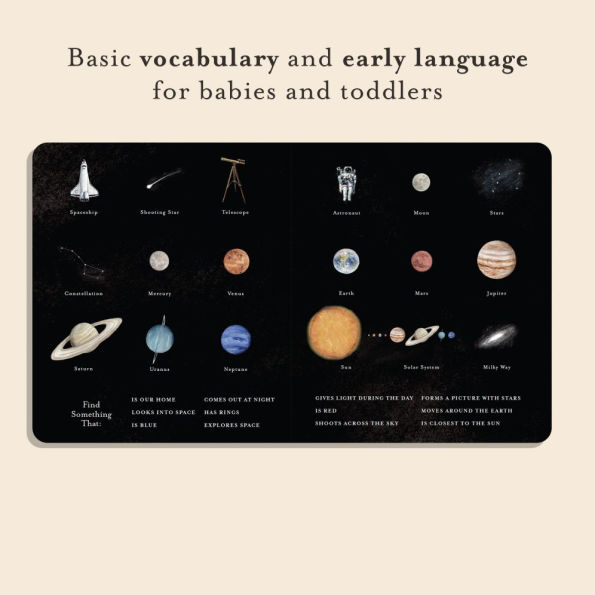 Our Little Library Vol. 3: A Foundational Language Vocabulary Board Book Set for Babies, Including Bugs, Dino saurs, Sports, Space, and Trucks