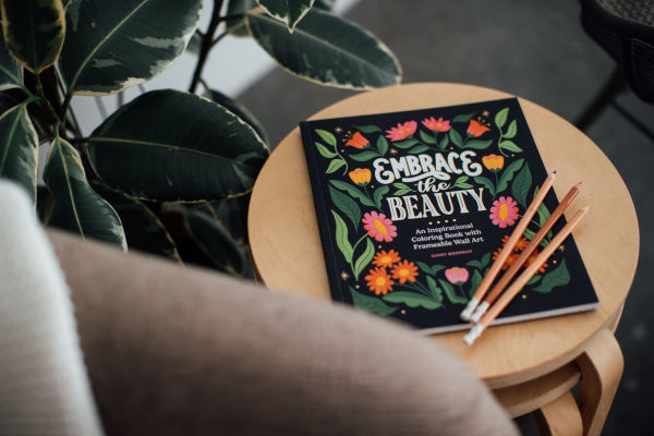 Embrace the Beauty: An Adult Coloring Book with Inspirational Quotes and Frameable Wall Art