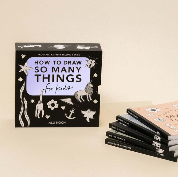 So Many Things: A Box Set of 5 How-to-Draw Books for Kids
