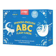 Title: Spanish-English ABC Flash Cards: 27 Bilingual Alphabet Flash Cards Featuring Latin American Animals in a Papel Picado Design, Author: Mike Alfaro